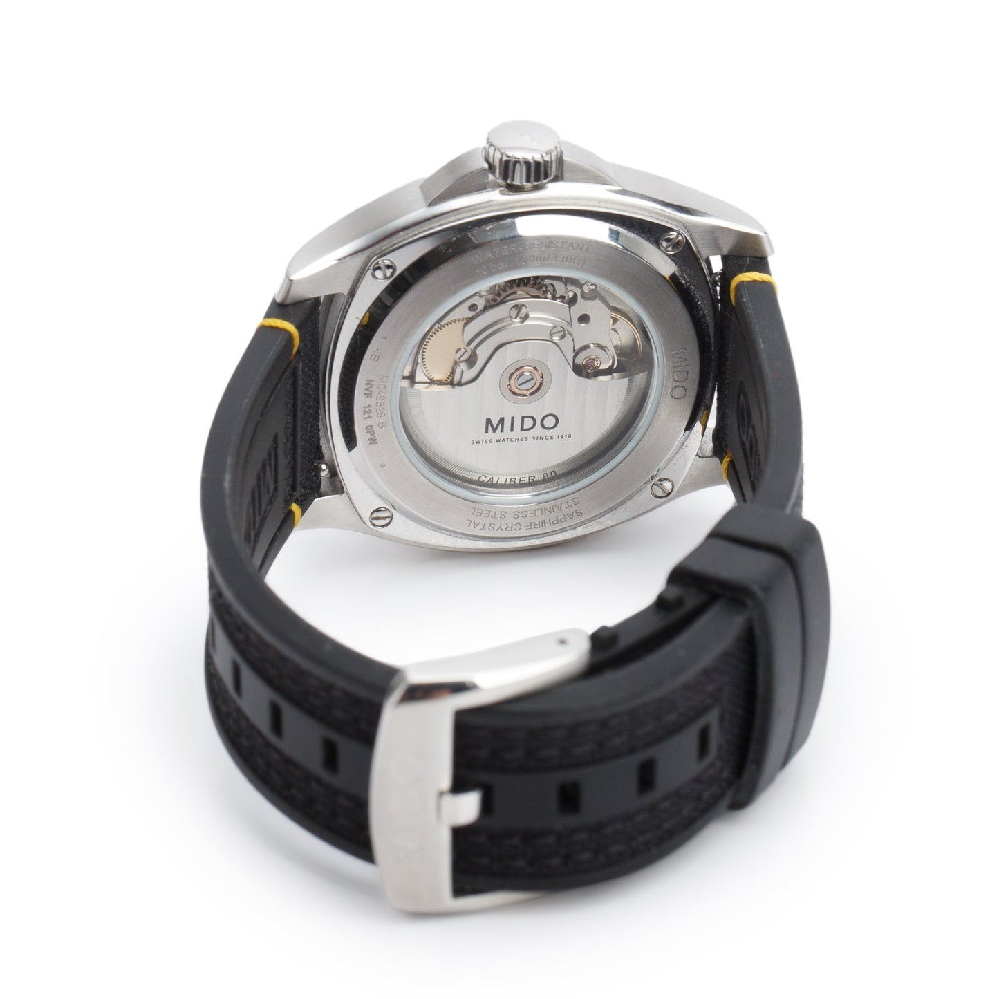 Mido 2025 Stainless Steel Multifort TV Big Date 40 MM Automatic Watch Grey Dial w/ Box, Papers & Extra Strap