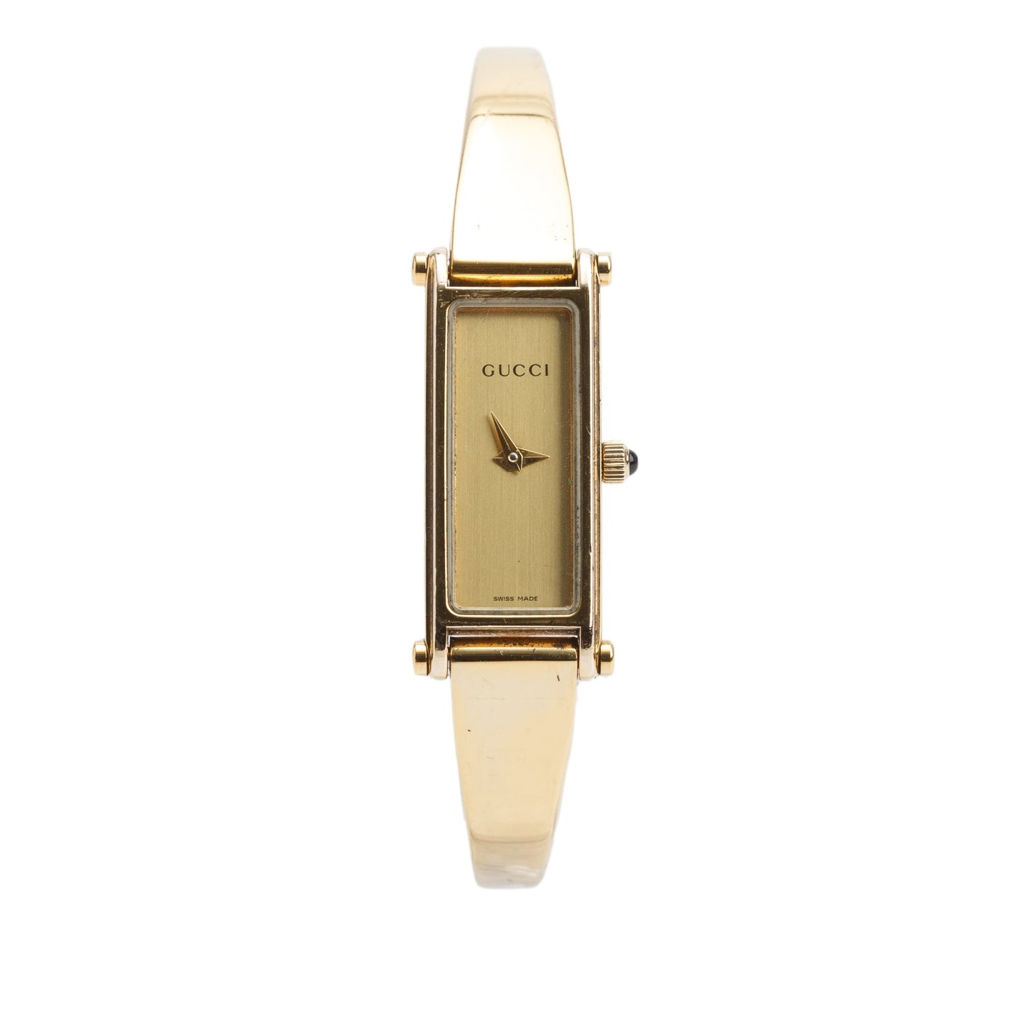 Gucci Gold-Plated Stainless Steel 1500 Series Watch Gold Dial