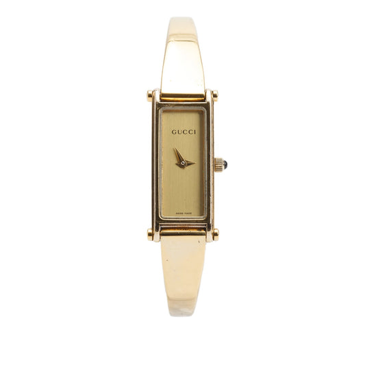 Gucci Gold-Plated Stainless Steel 1500 Series Watch Gold Dial