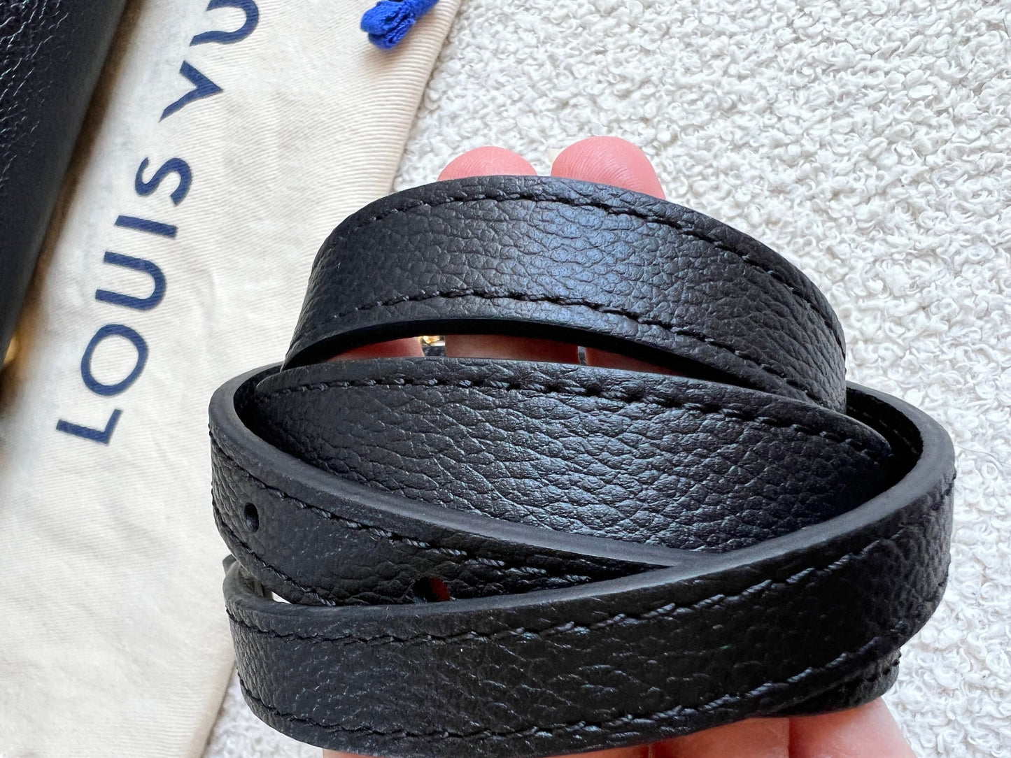 Louis Vuitton Alma Neo BB Black Empreinte  (RRP £2,020)
