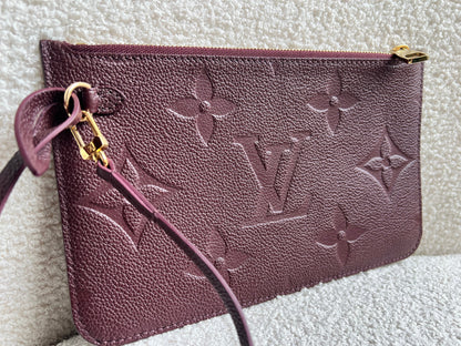 Louis Vuitton Pouch (from Neverfull) Wine Empreinte