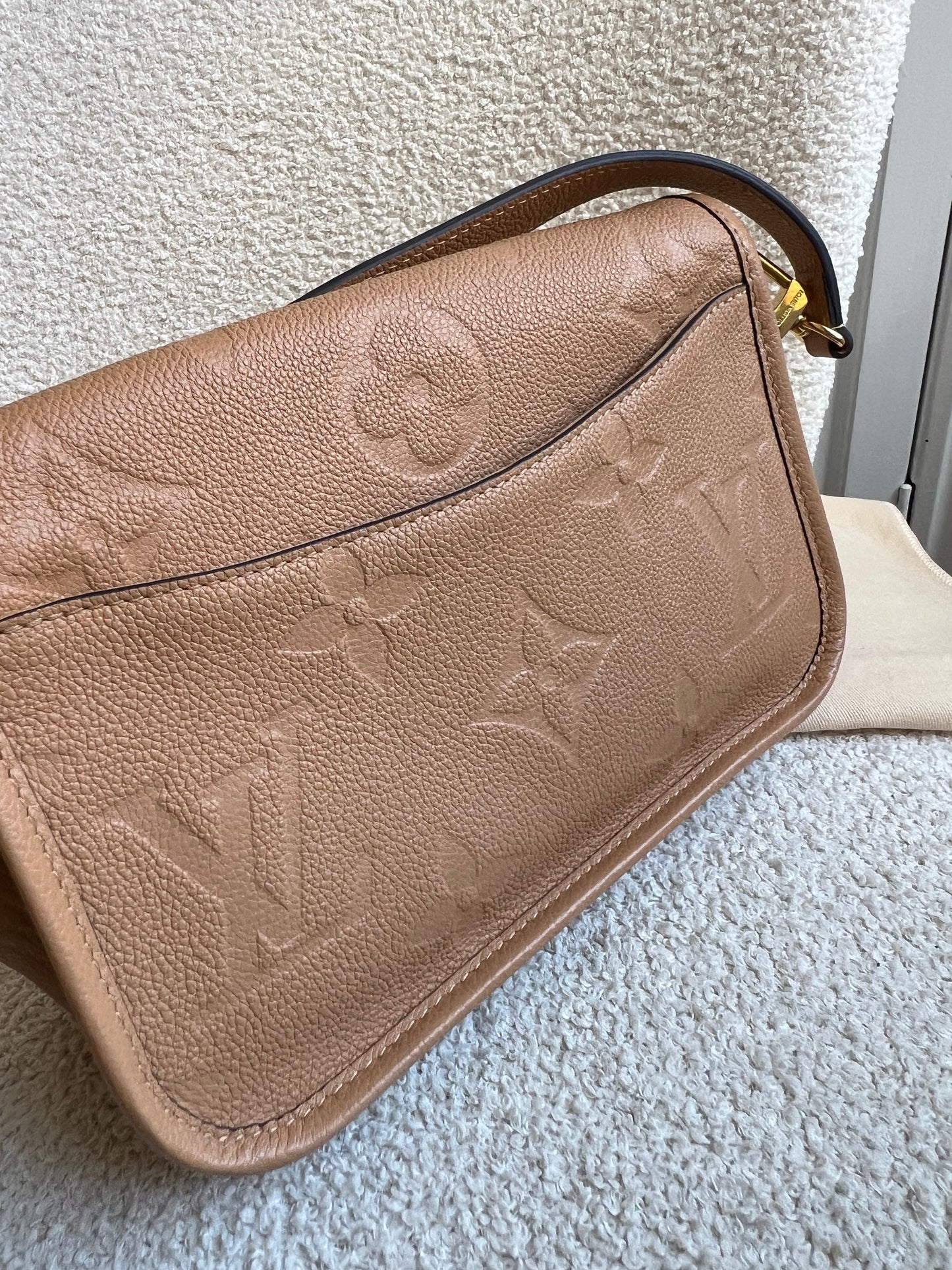 Louis Vuitton Diane Satchel Sand Empreinte (RRP £2,120)