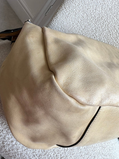 Chanel Beige Edgy Lambskin Large Hobo