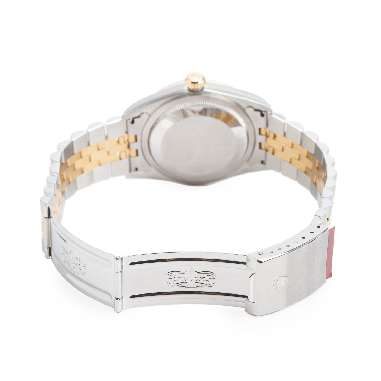 Rolex Stainless Steel & 18k Yellow Gold Datejust 36 MM Automatic Watch Gold Dial 16233 w/ Box & Papers