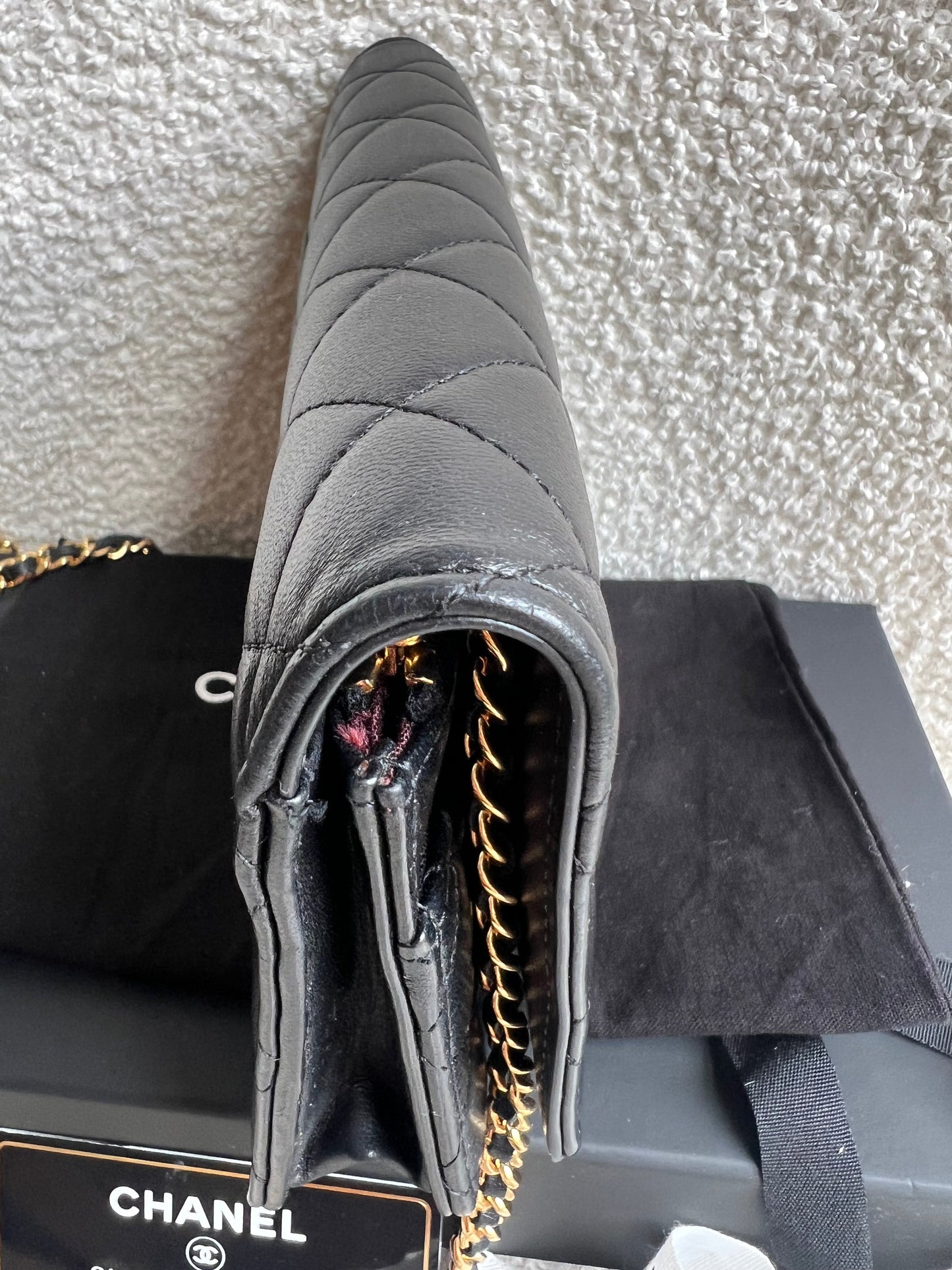 Chanel Wallet on Chain in Black Lambskin Gold Hardware (RRP £2,930)