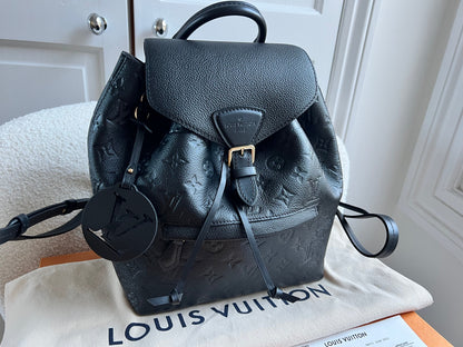 Louis Vuitton Montsouris Backpack Black Empreinte (RRP £2170)