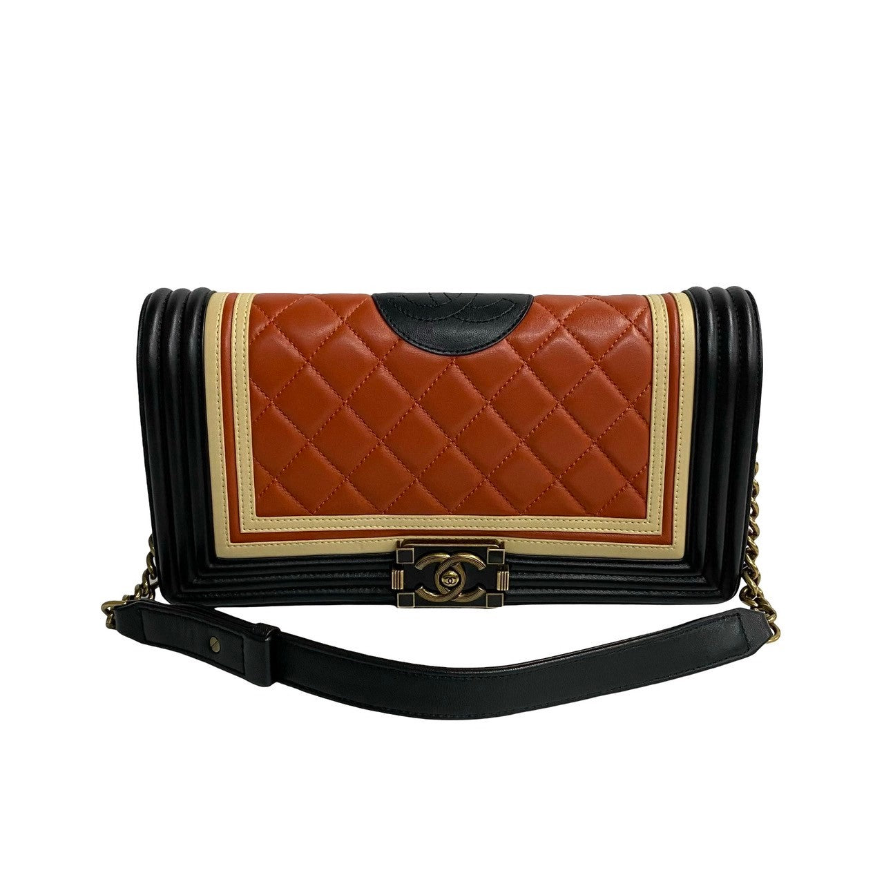 Chanel Boy Lambskin Shoulder Bag Style 2