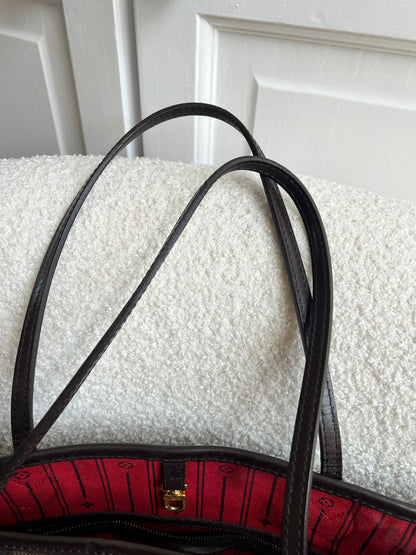 Louis Vuitton Neverfull MM Damier Ebene Cherry Interior (RRP £1,430)