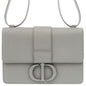 Christian Dior Shoulder Bag M9203UMOS leather gray 30 Montaigne Women