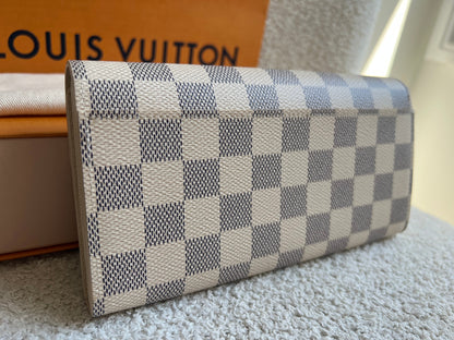 Louis Vuitton Sarah Wallet in Damier Azur (RRP £505)