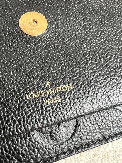 Louis Vuitton Black Empreinte Vavin Chain Wallet (RRP £1430)
