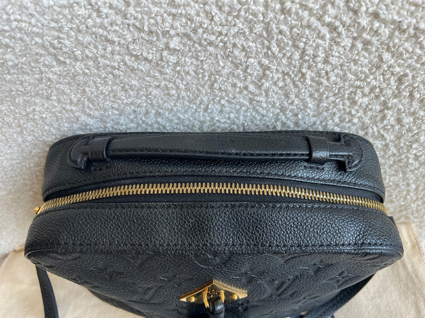 Louis Vuitton Saintonge Black Empreinte
