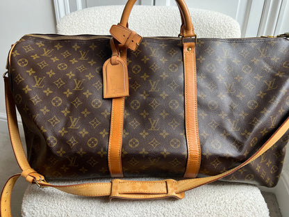 Louis Vuitton Vintage Keepall Bandouliere 60