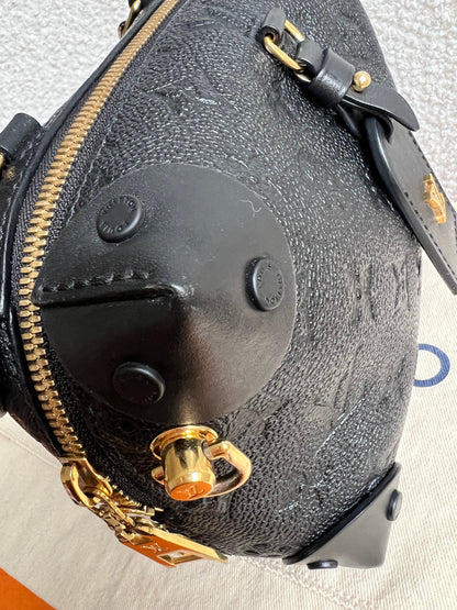 Louis Vuitton Black Empreinte Petite Malle Souple Bag (RRP £2420)