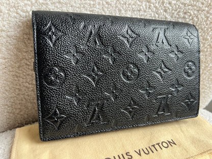 Louis Vuitton Black Empreinte Vavin Chain Wallet (RRP £1430)
