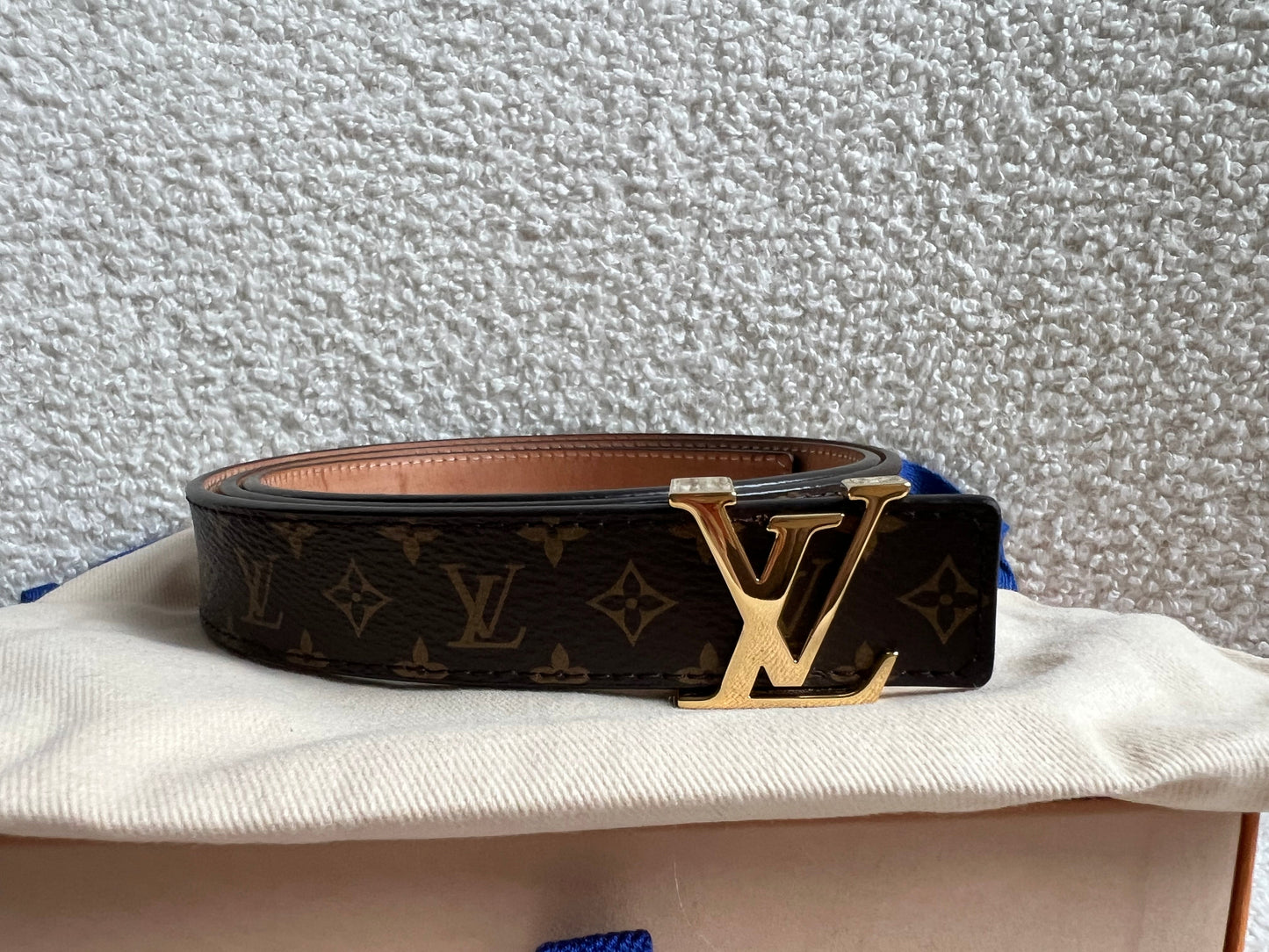 Louis Vuitton Initials Belt Monogram Size 95