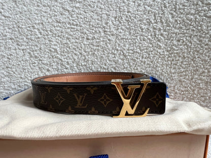 Louis Vuitton Initials Belt Monogram Size 95