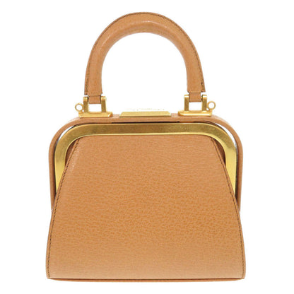 Christian Dior Handbag leather Brown With logo Women