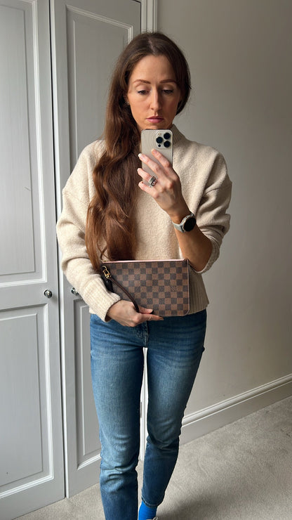 Louis Vuitton Pouch (from Neverfull) in Damier Ebene
