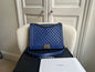Chanel Blue Lambskin Large Boy Bag