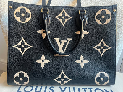 Louis Vuitton On the Go MM Bicolour Empreinte (RRP £2,660)