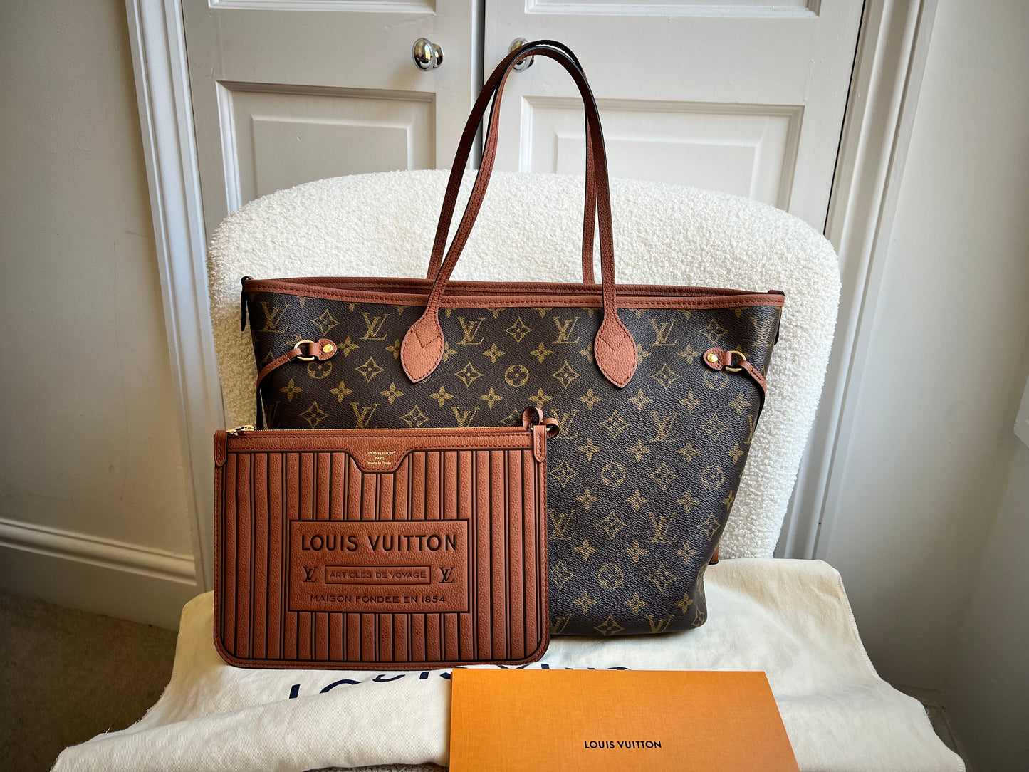 Louis Vuitton Neverfull MM Inside Out (RRP £2,280)