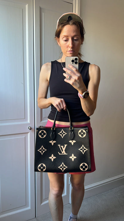 Louis Vuitton On the Go MM Bicolour Empreinte (RRP £2,660)