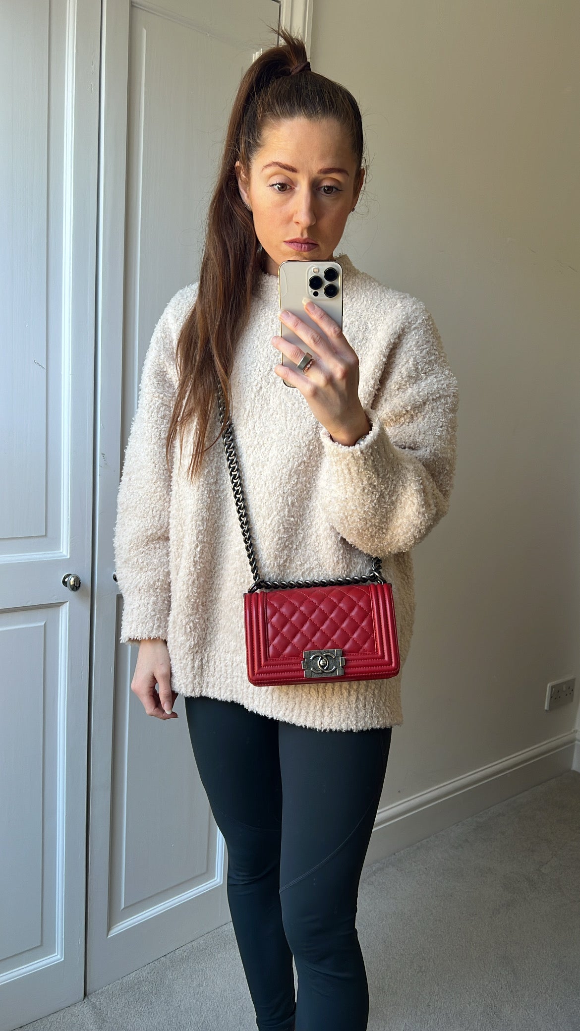 Chanel Small Red Boy Bag (RRP £5,390)