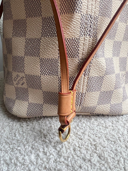 Louis Vuitton Neverfull MM Monogram Damier Azur (RRP £1,470)