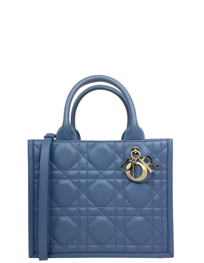 Dior Denim Blue Small Dior Book Tote