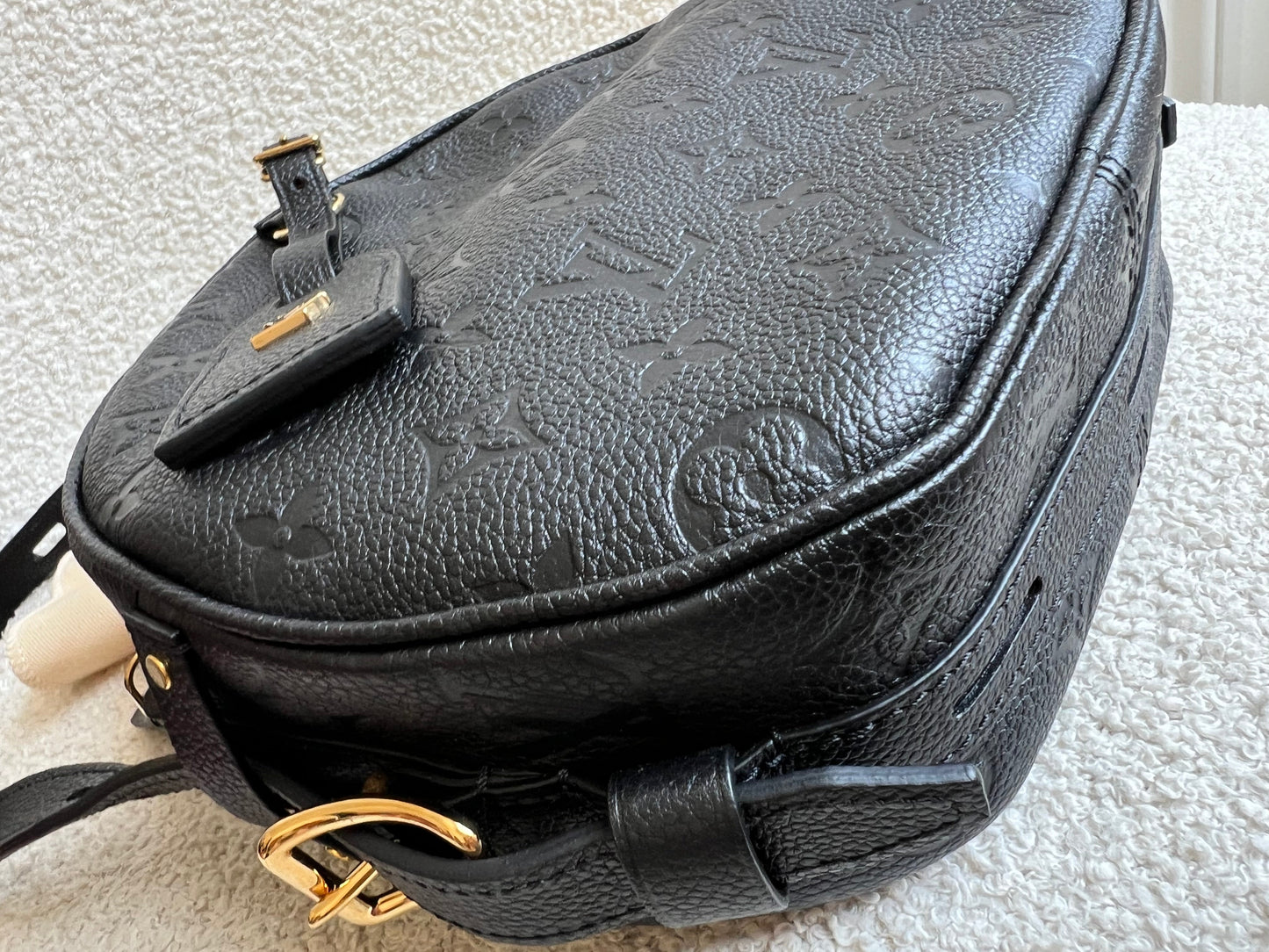 Louis Vuitton Boite Chapeau Souple MM Black Empreinte (RRP £2590)