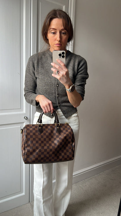 Louis Vuitton Speedy Bandouliere 30 Damier Ebene (RRP £1490)