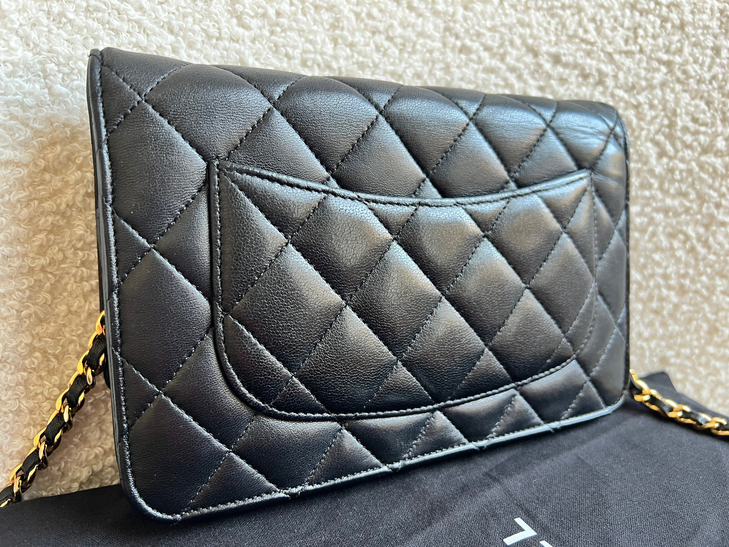 Chanel Wallet on Chain in Black Lambskin Gold Hardware (RRP £2,930)