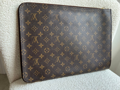 Louis Vuitton Monogram Poch Documents Portfolio Case 39
