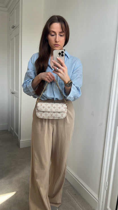 Louis Vuitton Ivy Wallet on Chain Bag Bicolour Monogram Dune Canvas (RRP £1400)