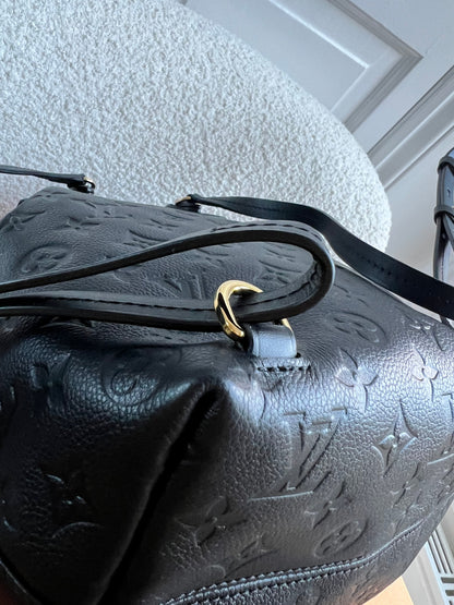 Louis Vuitton Montsouris Backpack Black Empreinte (RRP £2170)