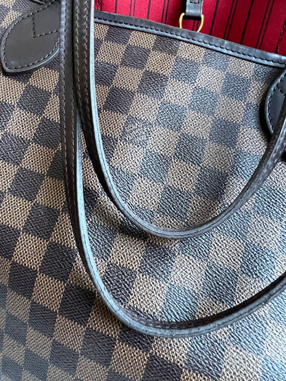 Louis Vuitton Neverfull MM Damier Ebene Cherry Interior (RRP £1,430)