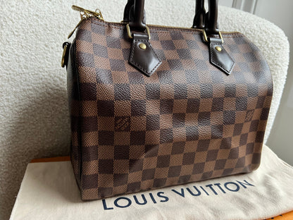 Louis Vuitton Speedy 25 Bandouliere Damier Ebene (RRP £1,440)