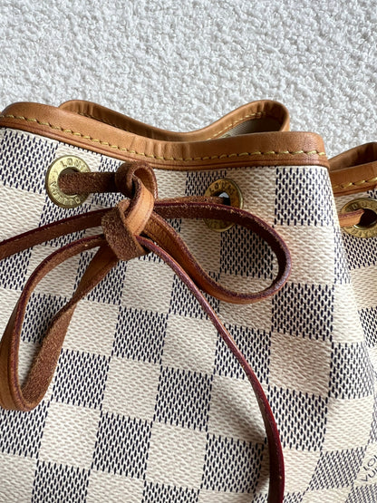 Louis Vuitton Petit Noe Bucket Bag Damier Azur (RRP £1,490)