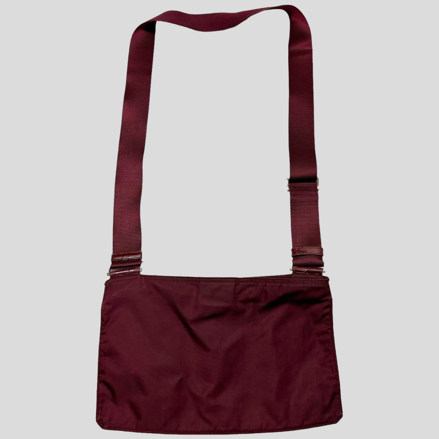 Prada Milano 00’s Nylon Rectangle Crossbody Bag