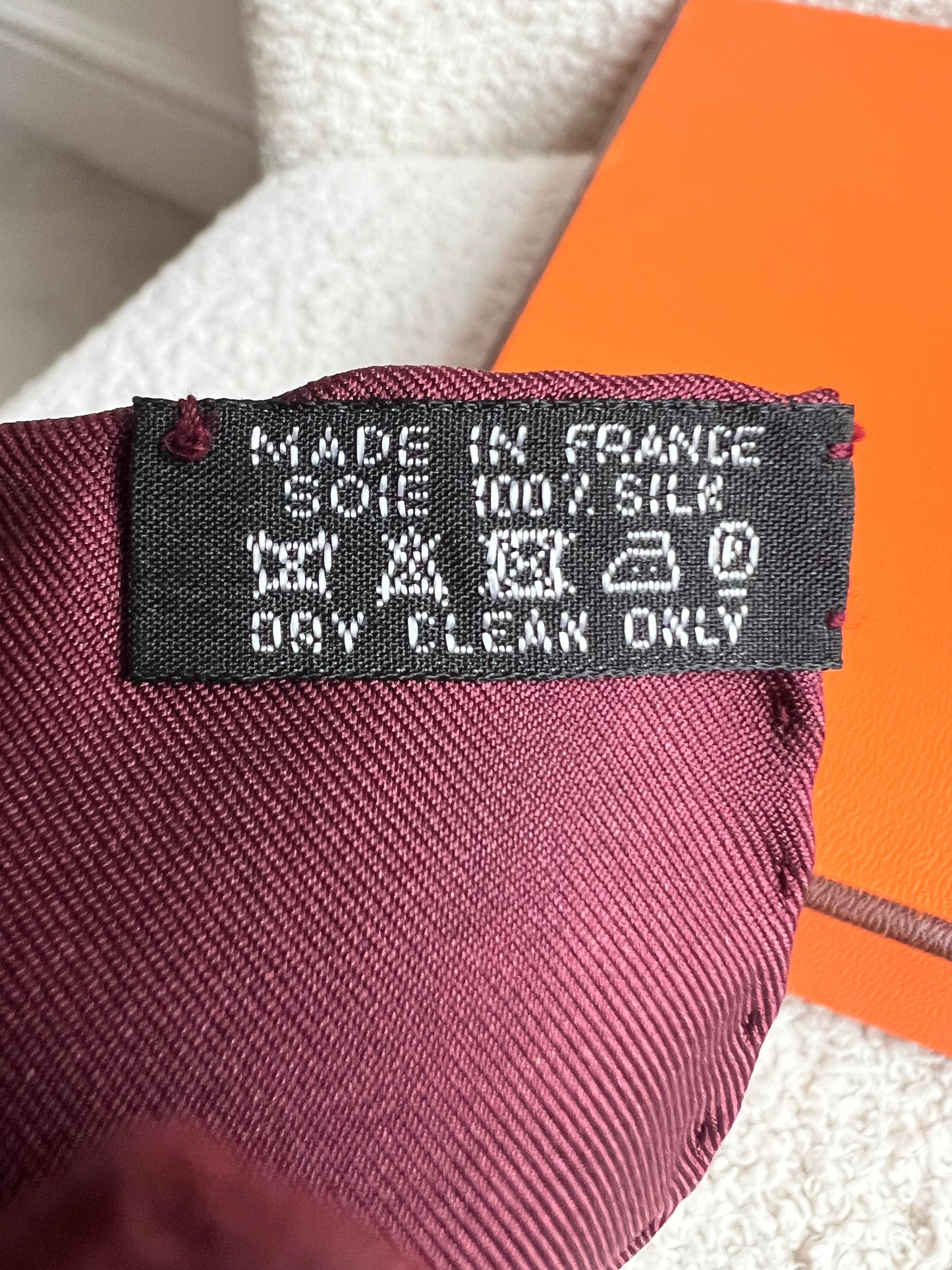 Hermès silk scarf Zebra Pegasus