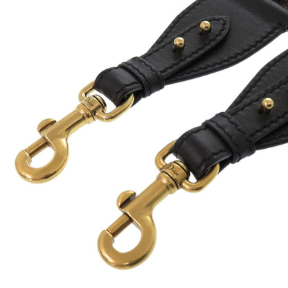 Christian Dior Shoulder strap Canvas, Leather black Medallion