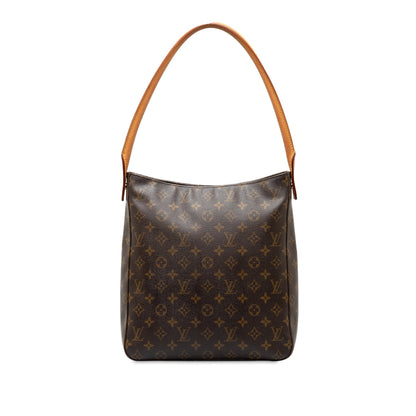 Brown Louis Vuitton Monogram Looping GM Shoulder Bag