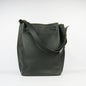 Luxury Hermes Nappa Leather Shoulder Bag Black Silver