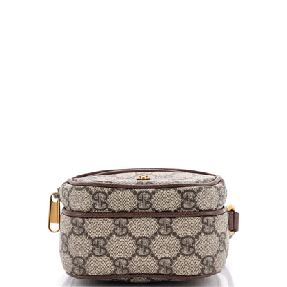 Neo Vintage Top Handle Crossbody Bag GG Coated Canvas Mini
