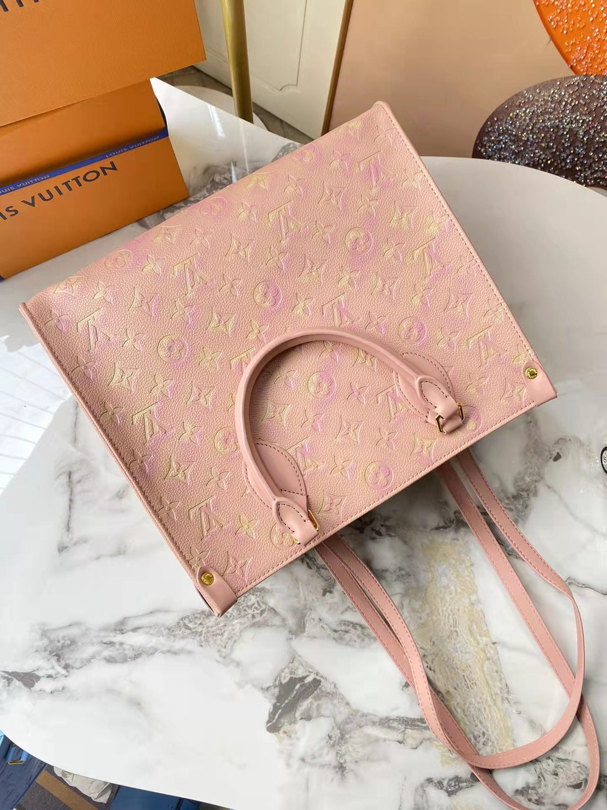Large capacity PINK handbag
