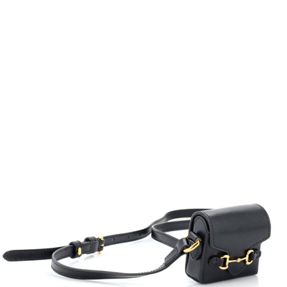 Horsebit 1955 AirPods Case Crossbody Bag Leather