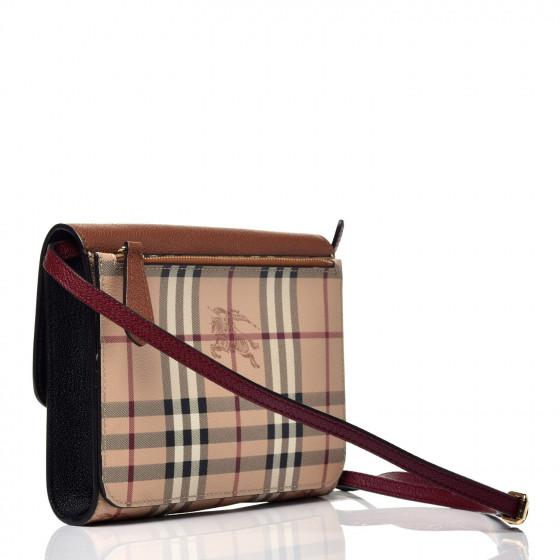 Haymarket Check Small Loxley Crossbody Brown