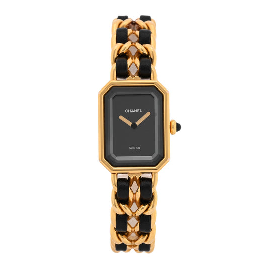 Stainless Steel Lambskin 20mm Chain Premiere Quartz Watch Gold L