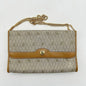 Christian Dior Bag Honeycomb Pattern Chain Shoulder Brown Beige Di3319Cc
